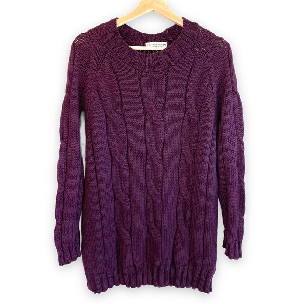 LLandre Knitwear Wool Cable Knit Fishermen’s Made in Wales Sweater